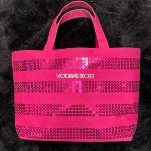 VERY RARE VICTORIA SCRET SEQUIN MINI TOTE BAG